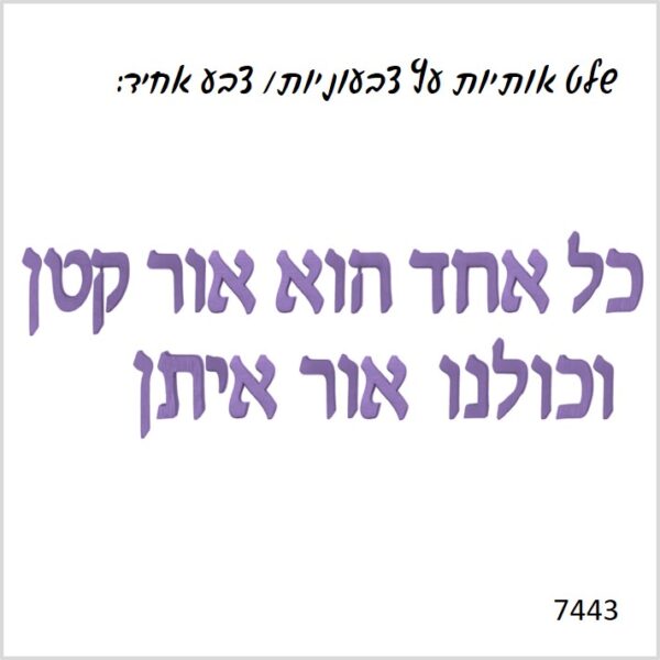 שלט לחנוכה